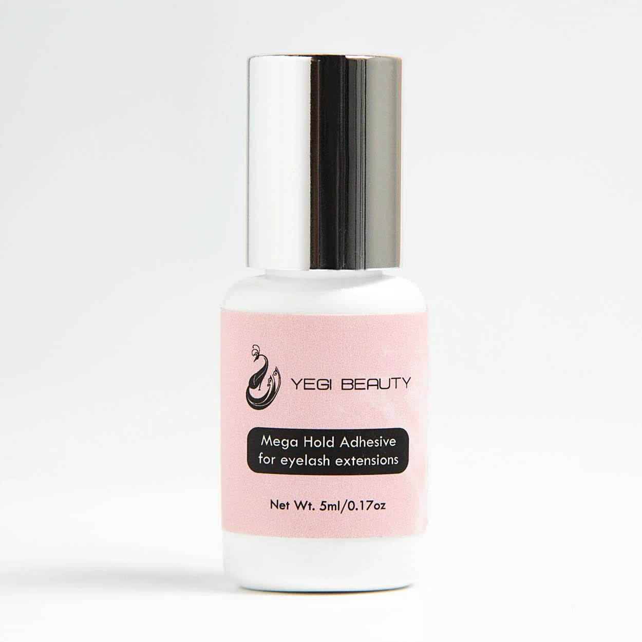 Yegi Beauty - Mega Hold Lash Adhesive Glue (5ml), Natural-Looking Allergy & Latex Free, Fast Drying & Long Lasting Vegan Eyelash Glue, Waterproof Lash Glue, Professional Use Only
