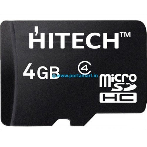 Hitech MicroSD Memory Card(4) 4GB Buy Hitech MicroSD Memory Card(4
