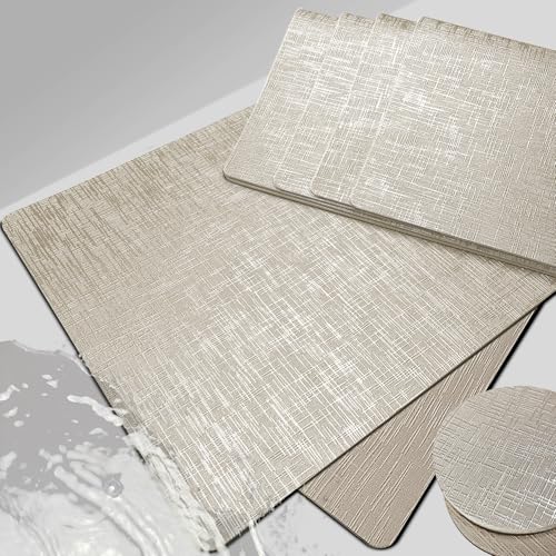 Sets de table de qualité supérieure en tissu élégant pour une table raffinée
