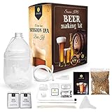 Beer Making Kit, Home Brewing Kit with Carboy, Transfer Tubing, Accessories, and Ingredients for...