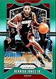 2019-20 Panini Prizm Prizms Green #150 Derrick Jones Jr. Miami Heat NBA Basketball Trading Card