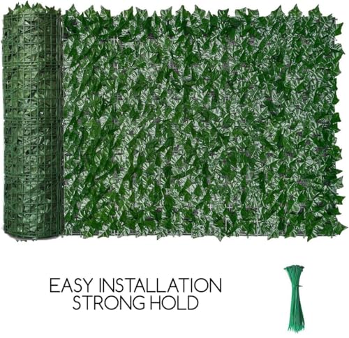 Protector de pared de hiedra galesa contra miradas en patios 7