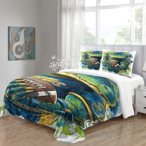 Housse de couette dinosaure respirante et super douce en microfibre