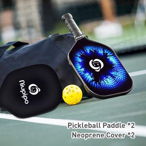 Niupipo Pickleball Paddles Set With Indoor And Outdoor Pickleball Balls thumb #1