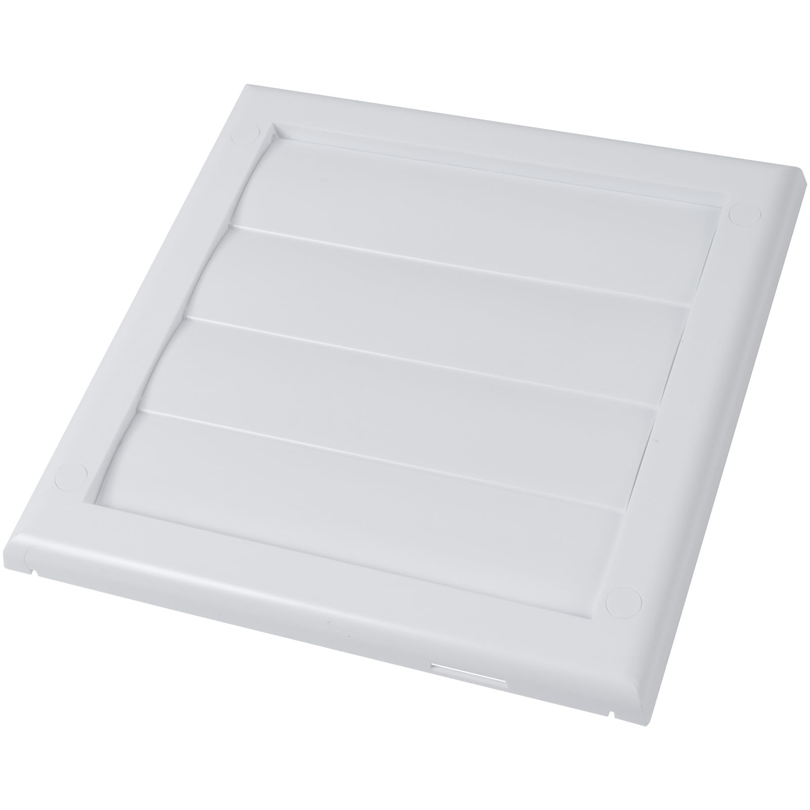 Vent Systems diameter 4" Inch (7.5" x 7.5") Exhaust Vent Cover, White, Dryer Vent Hood, Louvered Dryer Duct Vent Cover - Image 2