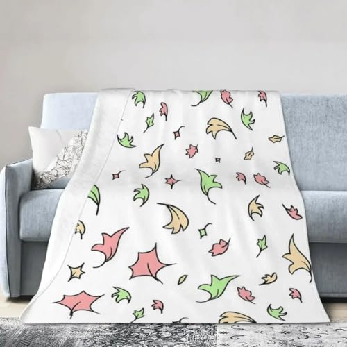 KRISIN Heartstopper Leaf Repeat Blanket, Soft Warm Flannel Throw Blanket, Plush Blanket For Bed, Living Room, Picnic, Home Travel Sofa,P1,150x200cm - Cosy Home Interiors KRISIN Heartstopper Leaf Repeat Blanket, Soft Warm Flannel Throw Blanket, Plush Blanket For Bed, Living Room, Picnic, Home Travel Sofa,P1,150x200cm - Image 2