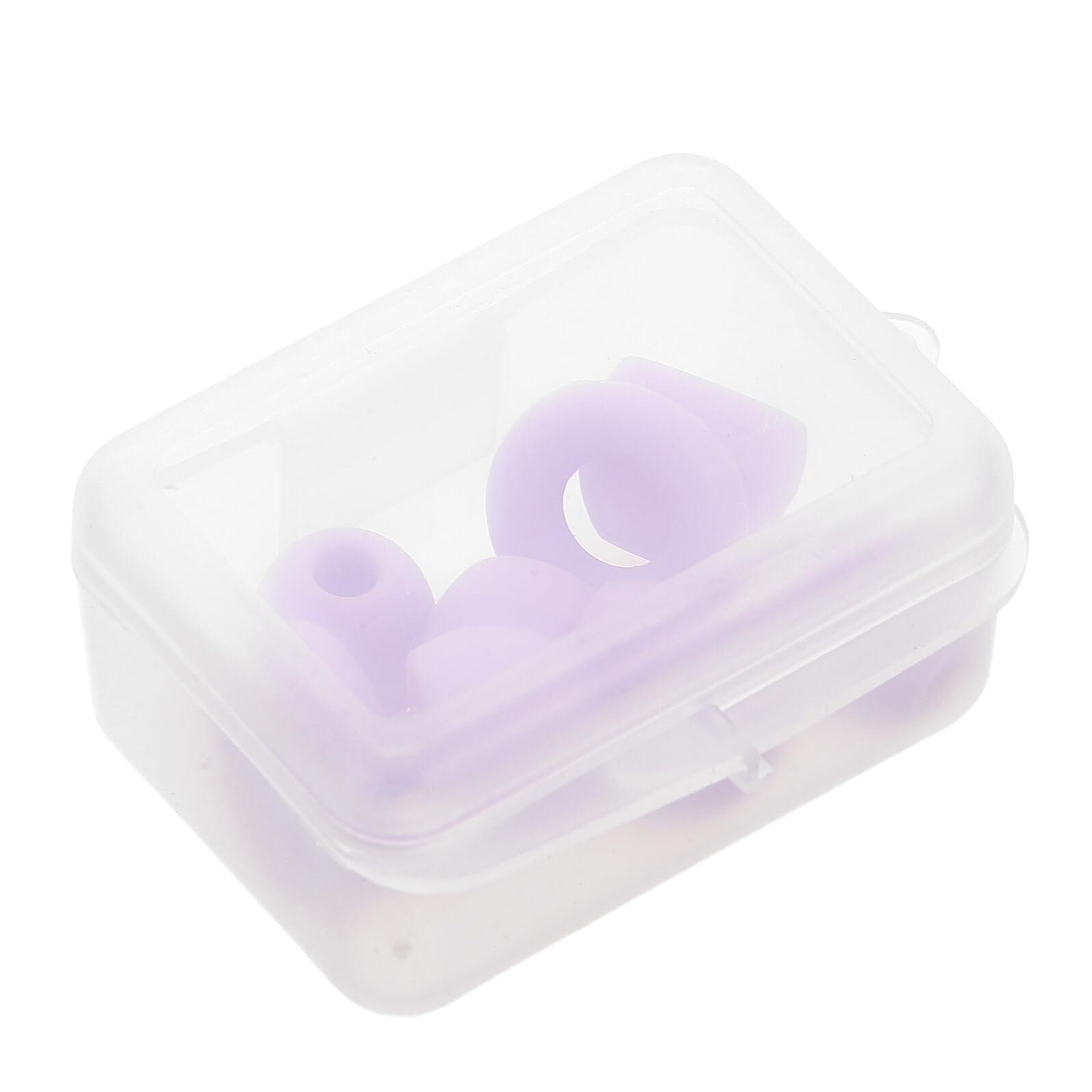 Reusable Silicone for Sleeping and Noise Reduction Soft Comfortable for Women 1 Pair Violet Earbuds for Travel Swimming