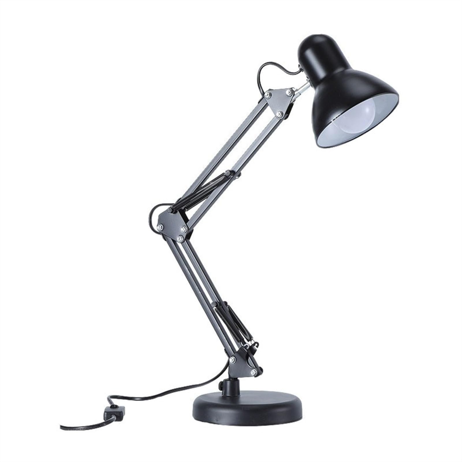 Lampa stołowa Lampa biurkowa LED z zaciskiem, metalowa lampa biurkowa z wysięgnikiem, regulowane, składane lampki na biurko E27 z 3 trybami kolorów do domowego biura, pracy, nauki, czytania Lampa do c