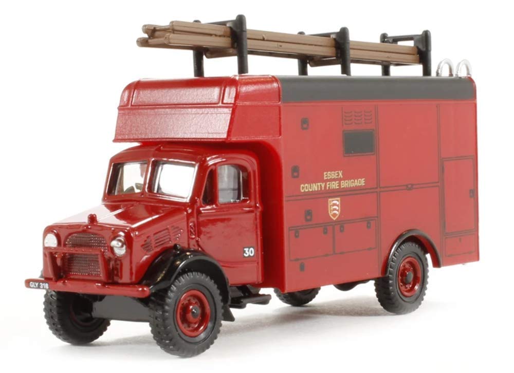 Oxford Diecast 76BD002 Essex Fire Brigade Bedford OW Luton