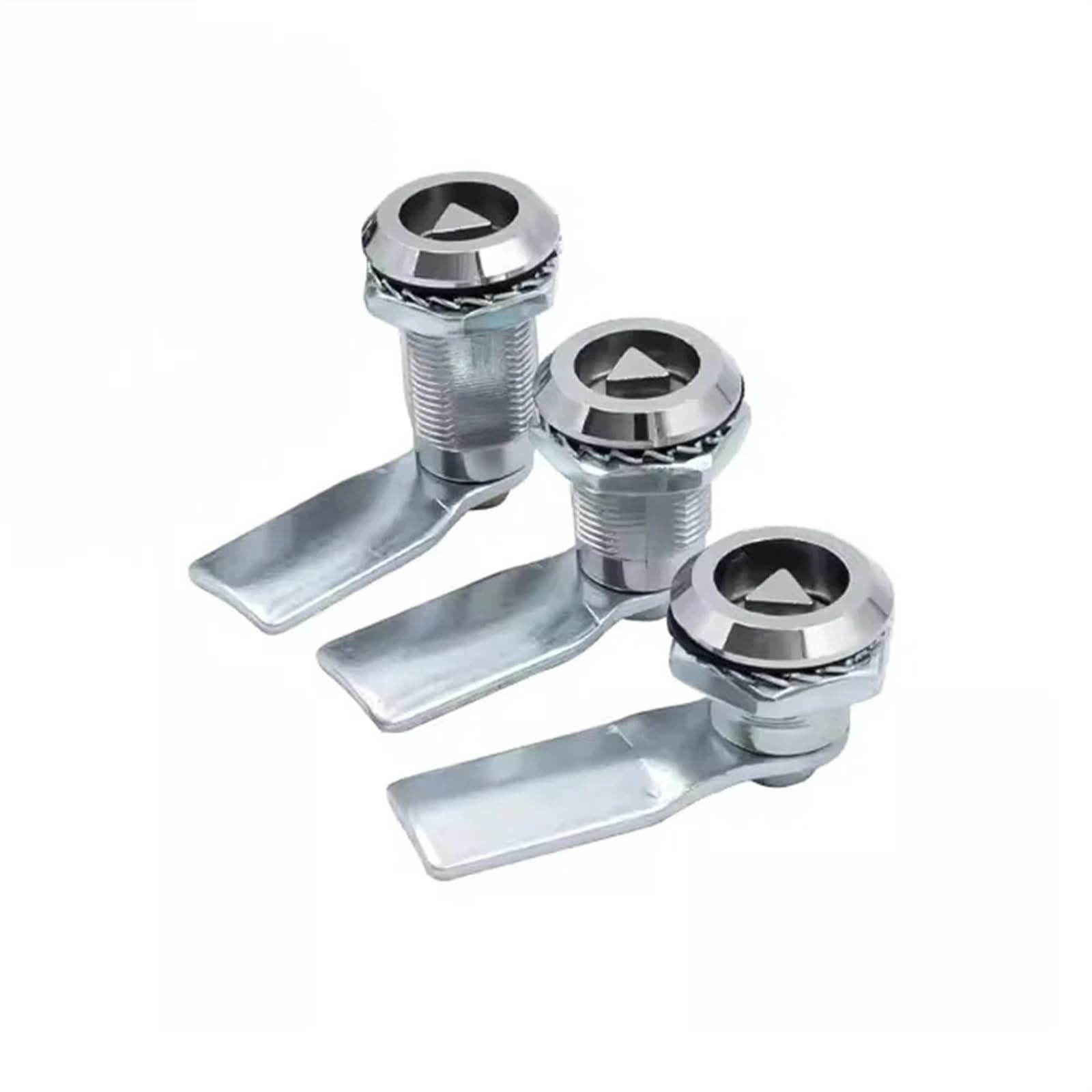 Lot de 5 serrures triangulaires en alliage de zinc MS705-28/36 for tiroir, casier, porte, armoire, bureau, serrures à came avec clé, 1 pièce(5sets-36mm-H0-01)