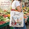 London Travel Canvas Tote Bag, London Souvenirs Gifts, United Kingdom London Essentials Trip, Reusable Canvas Tote Bag, Stylish London Souvenirs Gifts for Women and Men #5