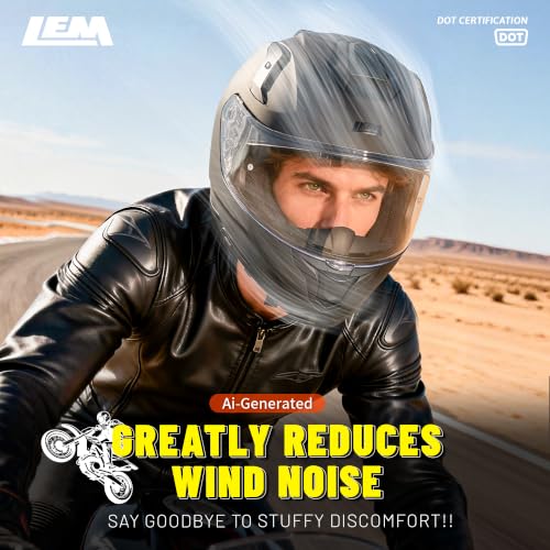 LEM Full Face Motorcycle Helmet
