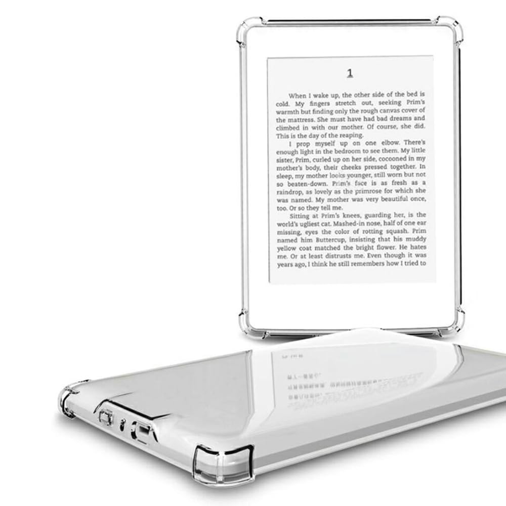 Transparente Schutzhülle für Amazon Kindle Fire HD7, HD8, HD10, 6., 7., 8., Papewhite Oasis 2022, 2023, ultradünn, TPU, weich, transparent, für Amazon Kindle Max (für Paperwhite 1/2/3 2012,