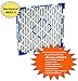 Assigned by Sterling Seal & Supply HI-16x20x2x12CS.AZ Furnace Air Filter, Purolator Hi-E 40 Extended Surface Air Filter, Mechanical MERV 8, Actual Size 15-1/2