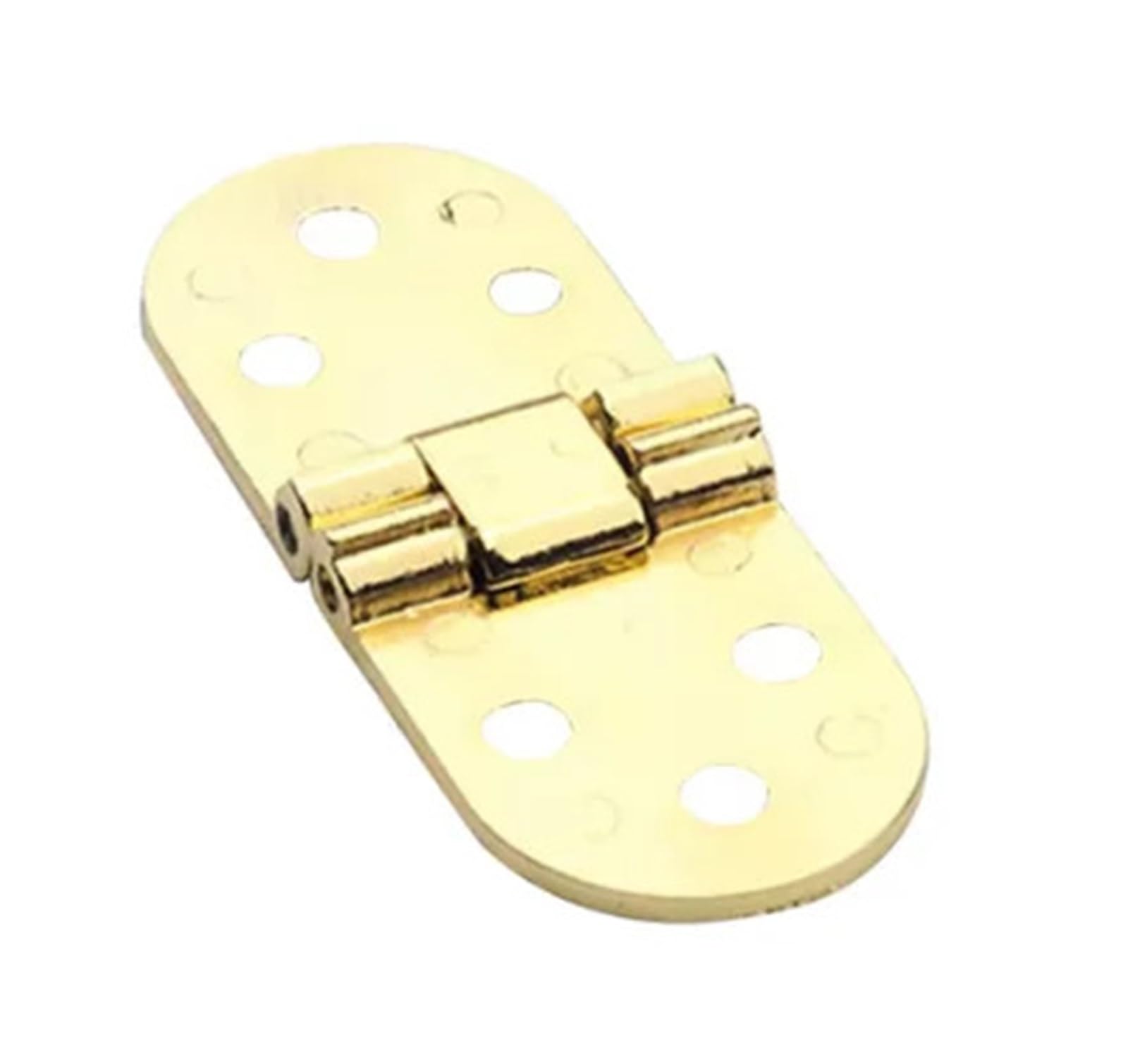 Kdhcvkz Gold 2Pcs 2Pcs 180 Degree Screw-On Hinges Folding Table Cabinet Door Hinge(Gold 2Pcs)