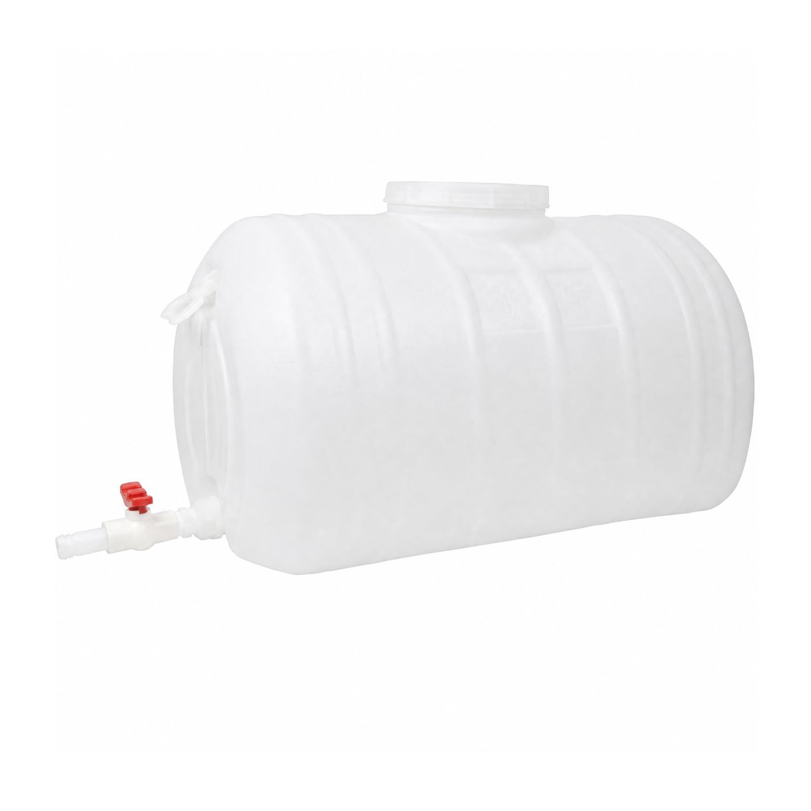 LOVIVER Fût en HDPE Alimentaire Épaissi | Horizontal, Bidon Plastique Alimentaire, Résistant, Bidon à Boisseau, pr Cuisine, Fermentation