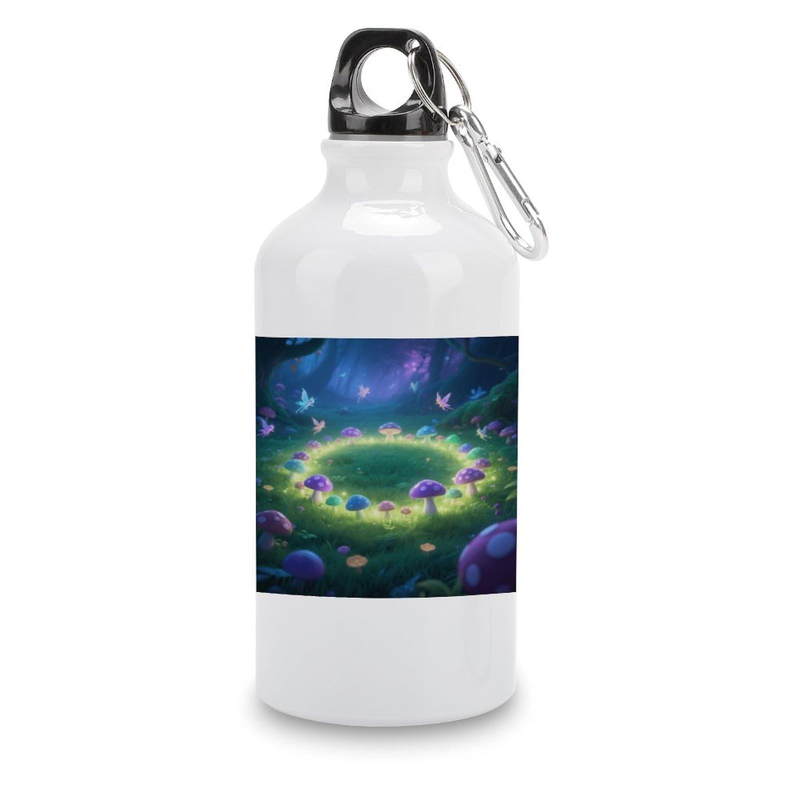 Fekiloot Style Mysterious Grassland Aluminum Water Bottle Travel Tumbler Reusable Lightweight Outdoor Sports Water Bottles For Gym Sports Camping Hiking Fishing400ml