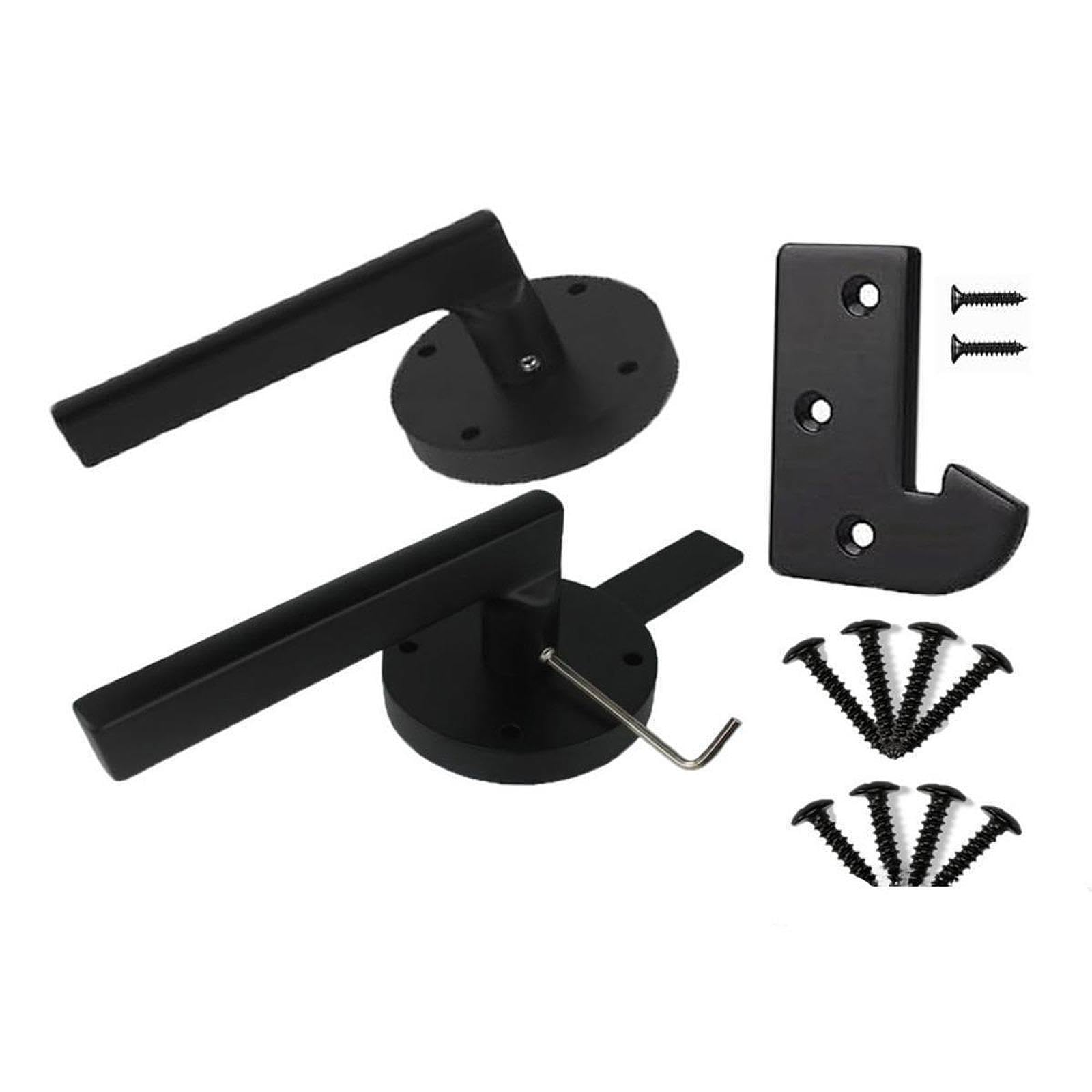 Loquet de portail double face robuste en acier pour clôtures extérieures et jardins