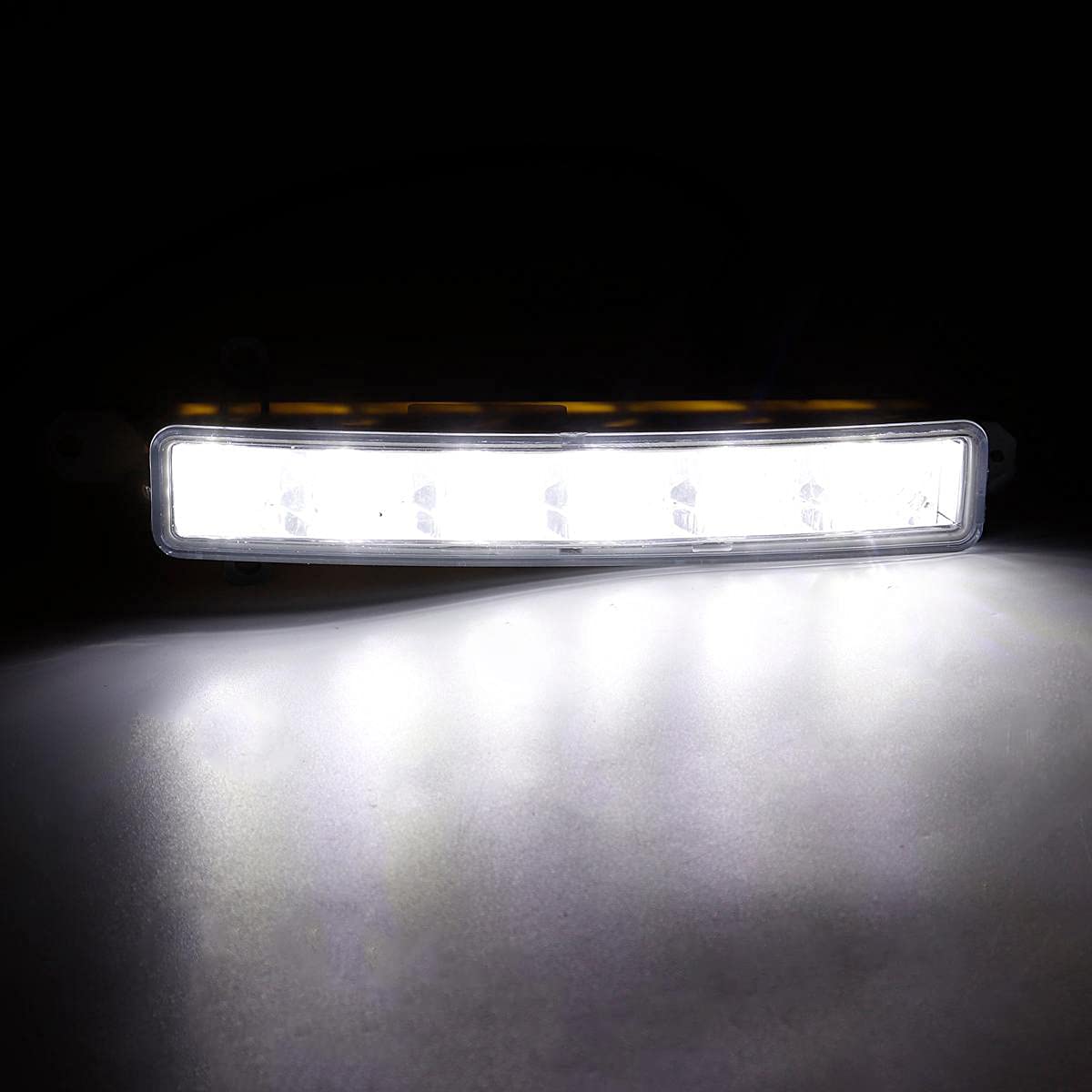 Voiture 6 LED 6000K Feux Diurnes DRL Effacer 9677409380 9677409380 pour Citroen C1 2006-2017 C3 2015 2016 2017 2018 2019