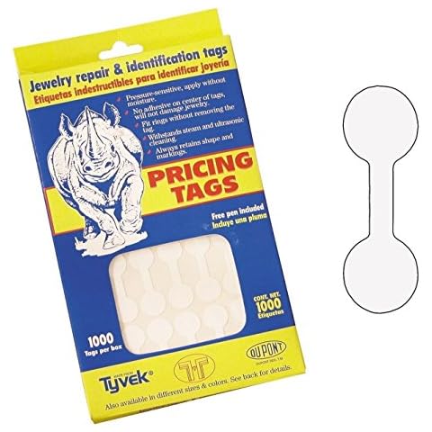 1000 pcs Jeweller Repair, Price and Identification Tags Cover
