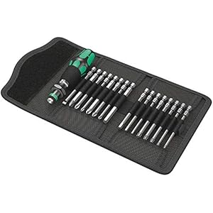 Wera Kraftform Kompakt 60 Bit-Holding screwdriver & Bit Set, PH/PZ/SL/TXBO/HEX, 17pc, 05059295001