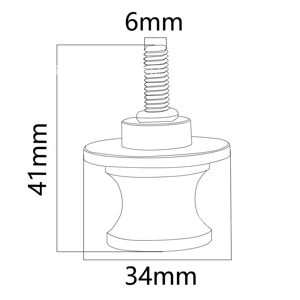 Per Yamaha Yzfr7 Yzf R7 2021 2022 2023 2025 Supporto Per Rocchetti Forcellone Slider Vite 6MM Accessori Per Moto(2)