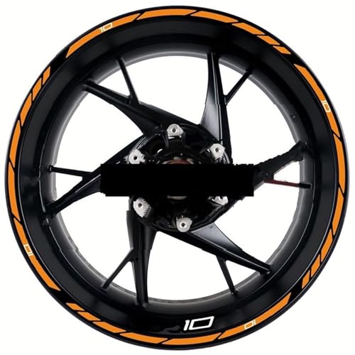 Autocollants roue jante réfléchissante pour Kawasaki ZX-10R, look motard nocturne