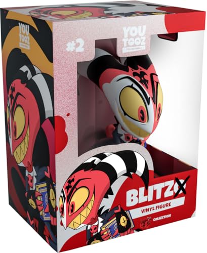 Youtooz Helluva Boss Blitzo 4.3-Inch Vinyl Figure, Collectible Blitzo Figurine from The Official Helluva Boss Collection