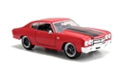Jada Toys & Furious Dom's Chevy Chevelle SS Die-cast Car, Toys for Kids and Adults Fast & Furious Movie 1-1:24 Diecast - '70 Chevy Chevelle SS