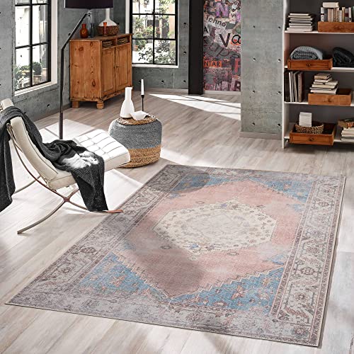 Monolia Machine Washable Area Rugs Perfect For Living Room Rugs,Bathroom Runner, Kitchen Rug, Bedroom Rugs, Entryway Rug, Persian Home Decor, Floor Decoration (2' X 3') #TOP7