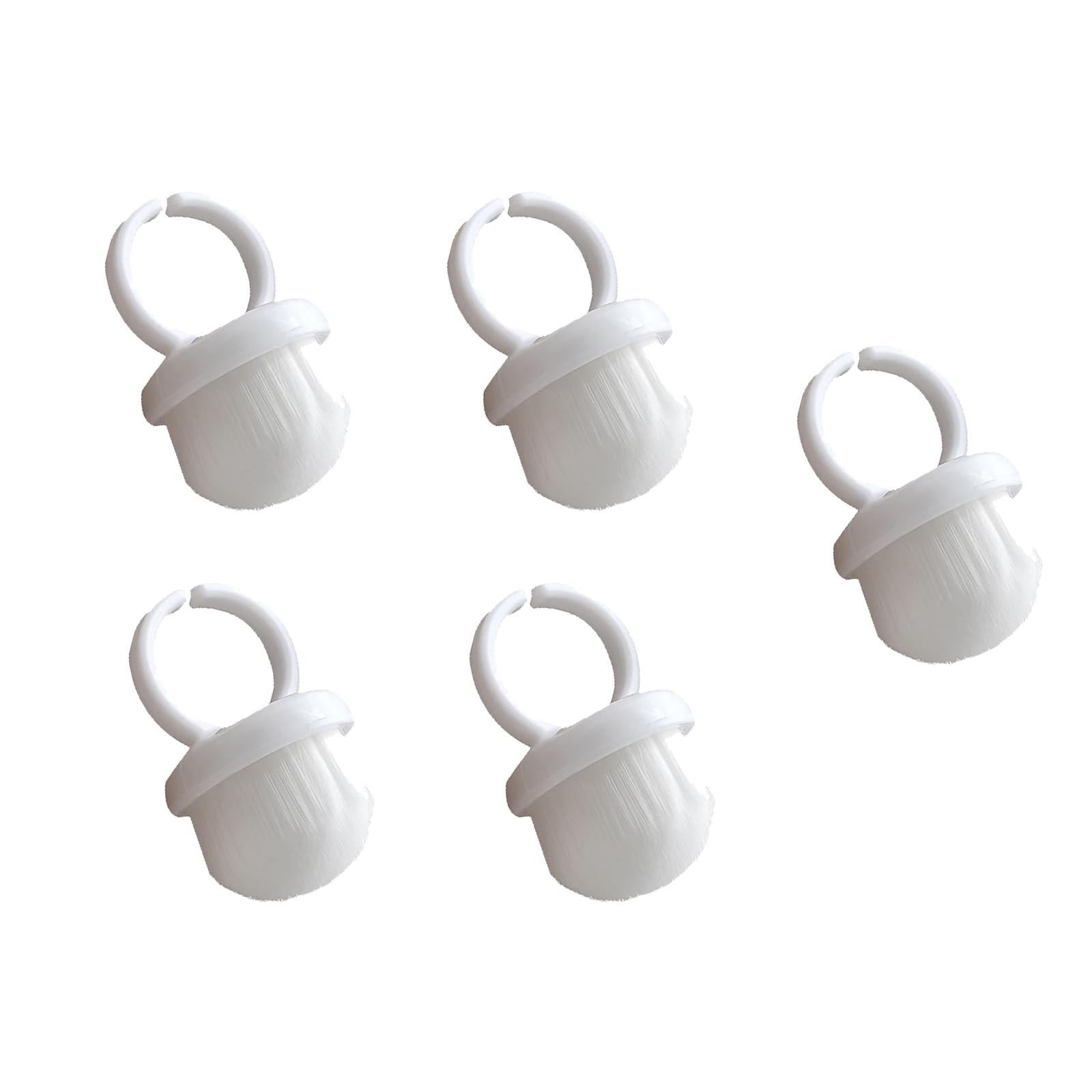 5 Pcs Nails Brush Nails Art Powder Remover Makeup Brushes Manicure Brush Rings Shaped Nails Art Brush