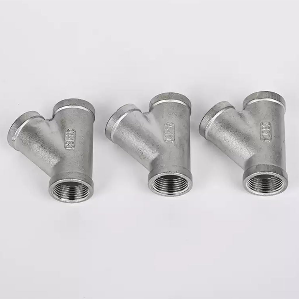 1 Szt. 1/4" 3/8" 1/2" 3/4" 1" 1-1/4" 1-1/2" 2" Gwint Żeński Trójnik Skośny, 304 Stal Nierdzewna W Kształcie Litery Y 45 Stopni Trójnik Łączniki Rurowe(3/4")