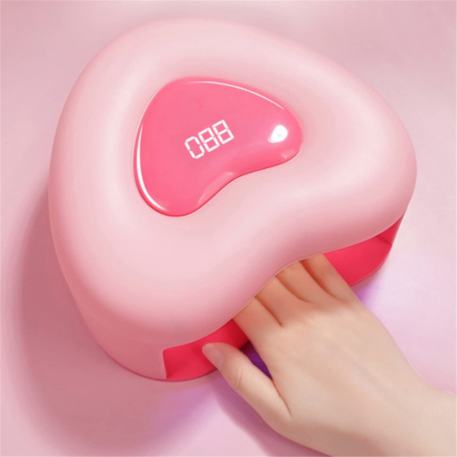ZYC 180W UV per Unghie Lampada a Forma di Cuore Lampada a Forma di Cuore per Unghie Gel Polacco essiccatore indurello per Unghie
