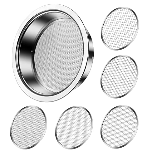 Bonsai Soil Sifter Set For Gardening - Soil Sieve With 5 Interchangeable Mesh ( 1Mm, 3Mm, 5Mm, 7Mm, 9Mm), Garden Sifting Screen For Dirt, Sand, Rock, Filtration, Compost And Bonsai #TOP6