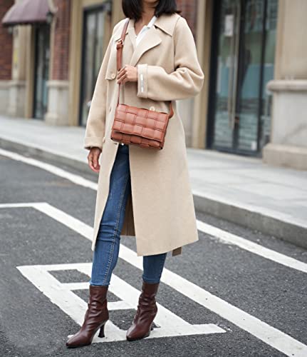 MKF Collection Woven Crossbody bag for women, Vegan Leather Designer Braided Shoulder bag messenger Purse2