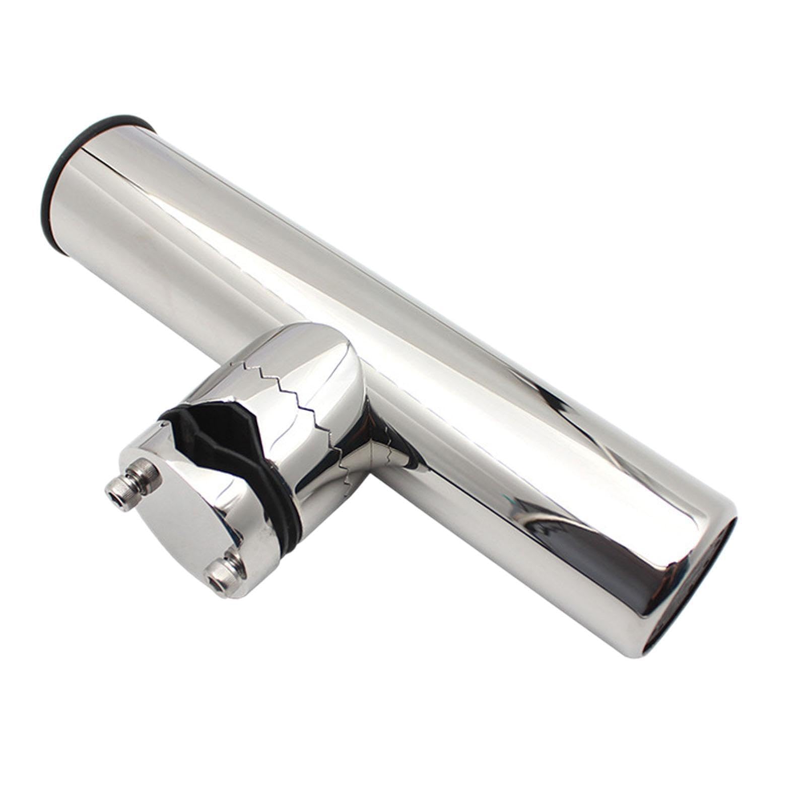Supporto per Canna da Pesca per Barca, Supporto per Canna da Pesca Regolabile, Montato su rotaia, in Acciaio per Inox, Facile da Montare, per da con Morsetto, per da per