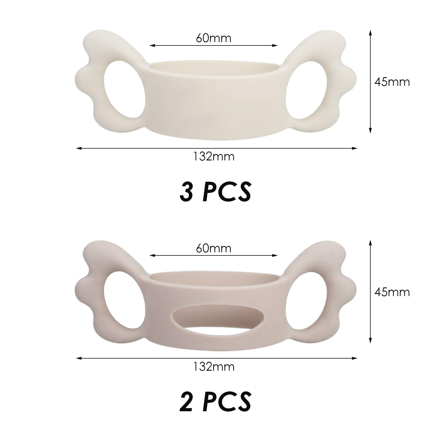 Confezione Da 5 Manici Per Biberon, Manici Per Biberon In Silicone, Manici Durevoli Per Biberon, Accessori Per Biberon, Riutilizzabili