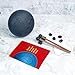 MUSCELL Steel Tongue Drum 6 Inches 8 Notes, Hand Drum with Bag, Music Book, Drumsticks, Mallet Holder and Finger Paddles, Thickened Carbon Steel, Continuous Echo for Meditation or Yoga (Navy Blue)