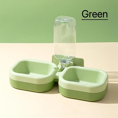 Miniatura 5 de Dispensador automático de agua colgante para alimentos para mascotas,Tazón de agua por gravedad,Conjunto de alimentador de agua de alimentación para