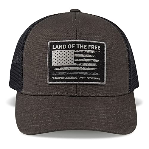 Image of Wolverine Trucker Hat | Mesh Back | Snapback | Adjustable | Rugged | Durable | Workwear
