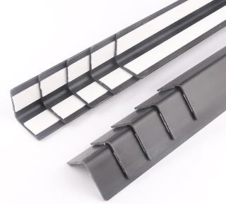 Black Self Adhesive Wall Corner Protector 10 Pcs PVC Corner Guards Edge Protector for Wall, Furniture Corner, Door Easy to Install for Baby