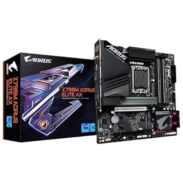 PLACA MAE GIGABYTE Z790M AORUS ELITE AX (REV. 1.0) CHIPSET INTEL Z790 LGA 1700 DDR5 13ª E 12ª GERACAO