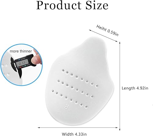 Miniatura 2 de 2 pares de protectores de arrugas de zapatos Toe Box 2.0 mejorados anti-arrugas para zapatos deportivos, material suave, insertos cómodos para