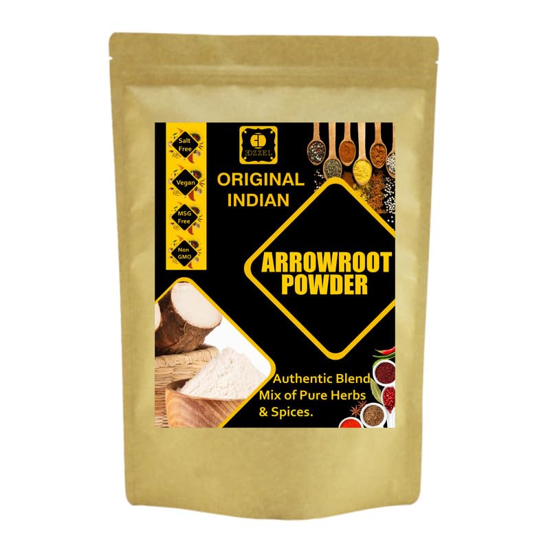 EDZZEL Unique Premium Indian Natural Arrowroot Powder-100 GRAM (Pack Of 3)