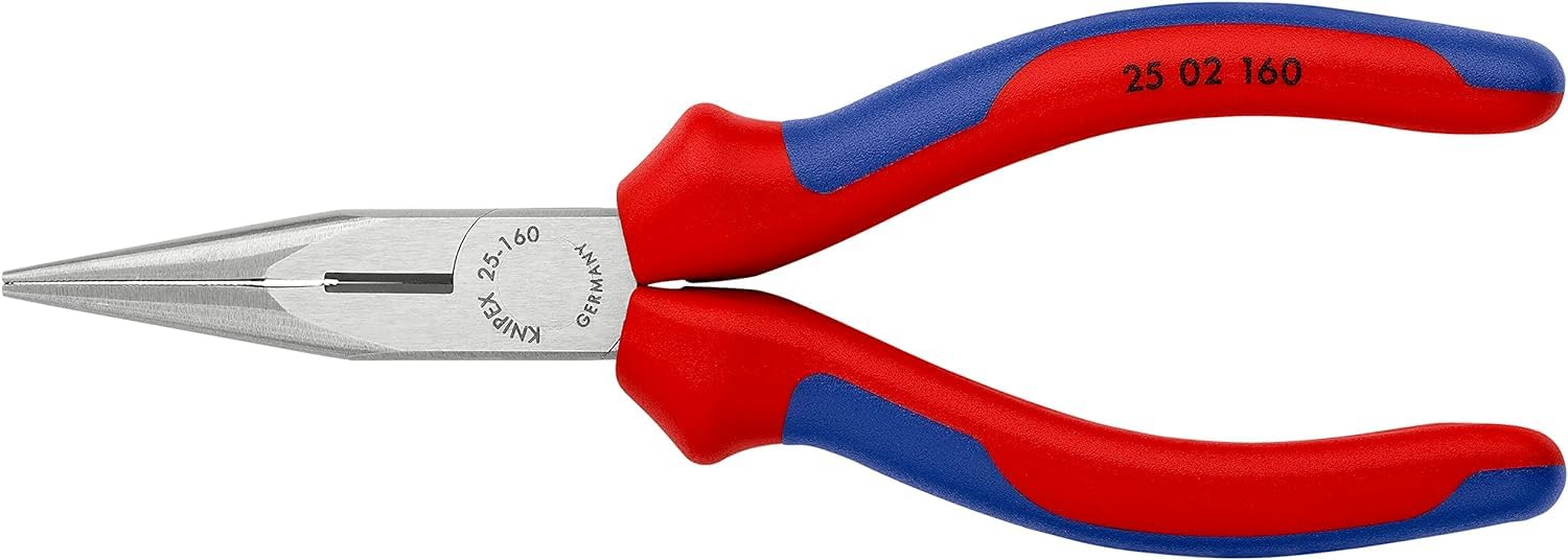 KNIPEX 00 20 09 V01 (SB-Karte/Blister) Paket, Mehrfarbig & 26 12 200 Flachrundzange mit Schneide & Flachrundzange mit Schneide (Radiozange)