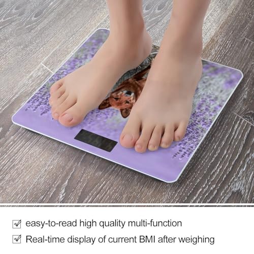 Báscula digital para baño VTCTOASY 400 lb capacidad miniatura 5