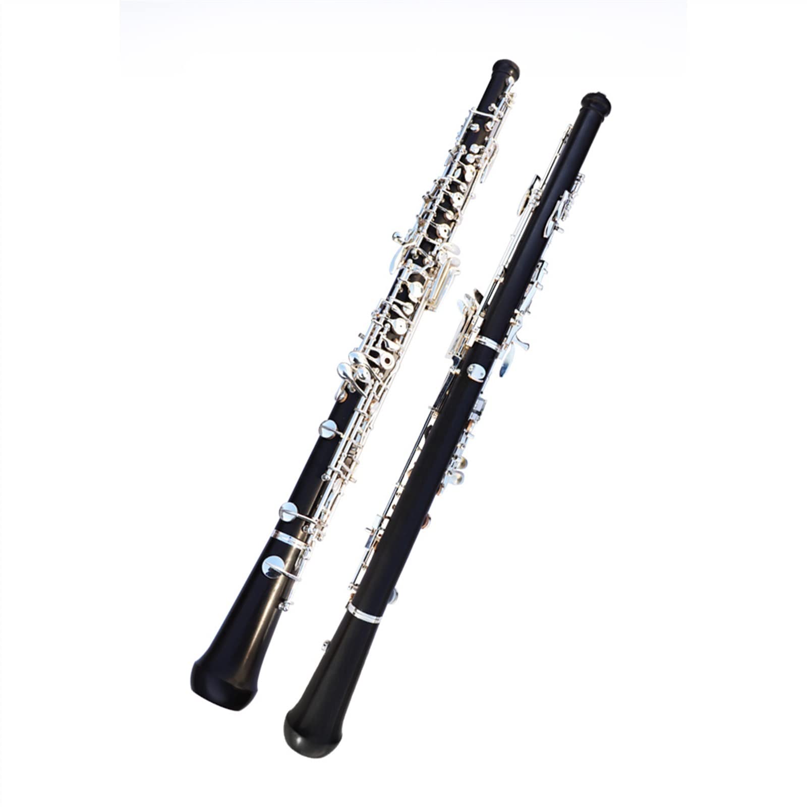 Oboe Oboe Semiautomatico con Corpo in Ebano per Oboe con Chiave in Do Argentato con Astuccio Speciale per Strumenti Musicali