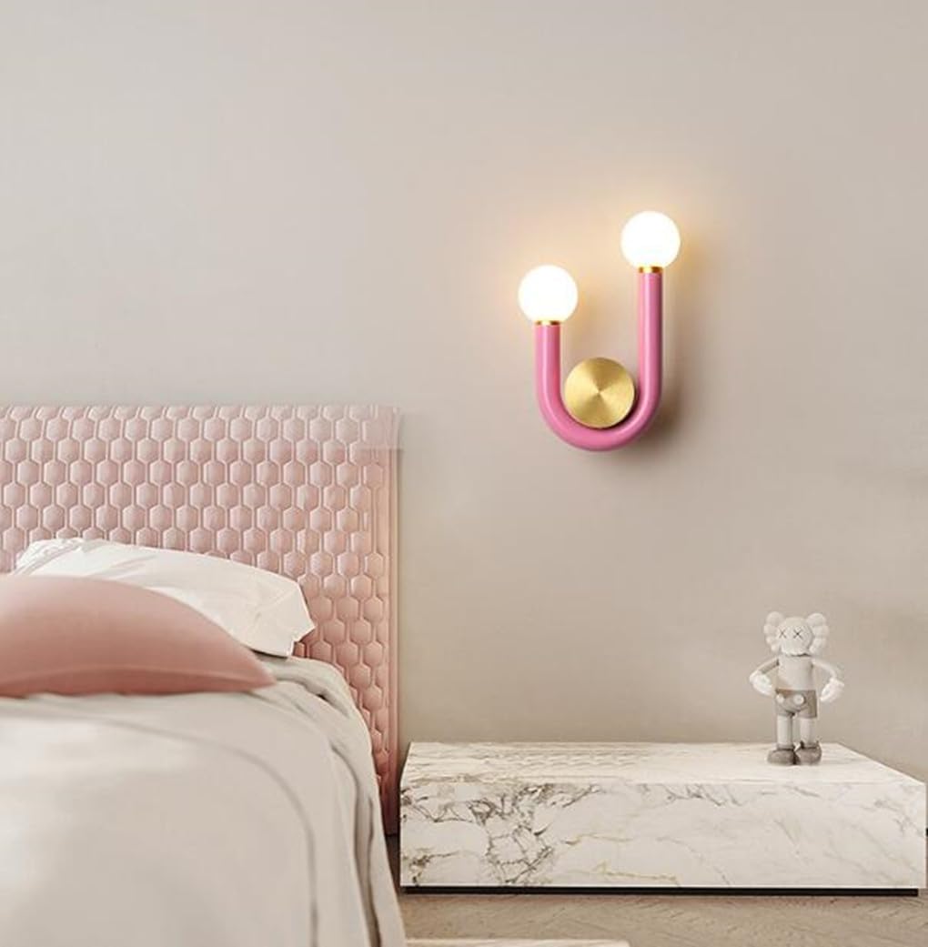 Lights Indoor Modern LED 10W Children Bedroom Wall Interior Creative Warm 3000K for Living Room Staircase * 16.5cm,Blue lamp