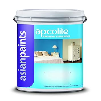 Asian Paint Apcolite Premium Emulsion (4L, WHITE), 4 Liters