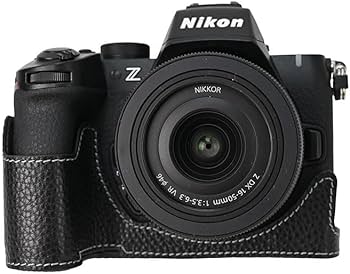 Amazon.co.jp: SIUTATDSH カメラケース 銀付牛革 適用 Nikon ニコン